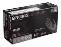 Comprar Pack 100 Guantes De Nitrilo Vinil Sin Polvo Negro Sin Latex