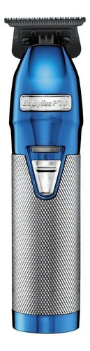 Combo Babyliss Pro Bluefx Trimmer Y Shaver Metalica Color Azul