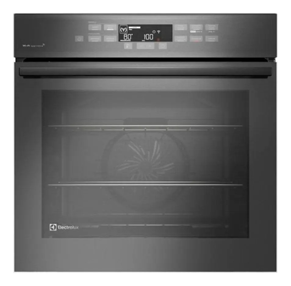 FORNO ELÉTRICO ELECTROLUX DE EMBUTIR 80L EXPERT VAPORBAKE E CONECTIVIDADE