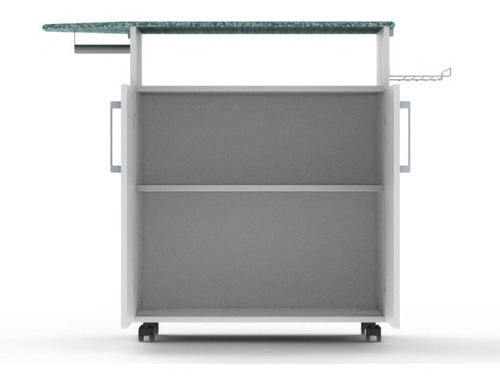 Centro De Planchado 2 Puertas +estante 108x84x37 Cm C/ruedas