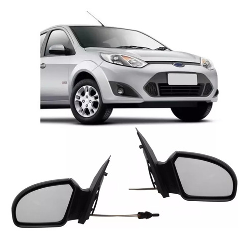 Espejo Retrovisor Ford Fiesta Max 2010 2011  Ambiente Manual