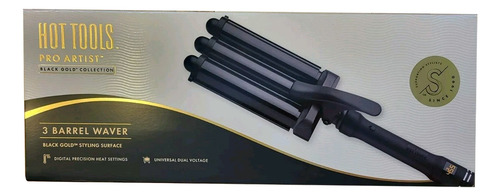 Pro Artist Rizador 3 Barriles Hot Tools Digital Negro 3c