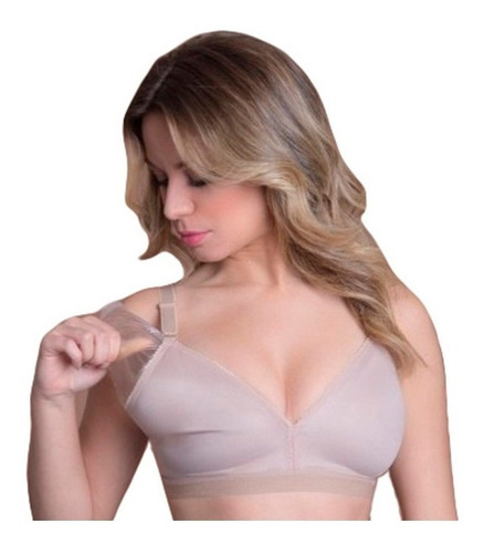 Imagem 1 de 3 de Sutiã Pós Mastectomia Suporte Prótese Mamária New Form 60151