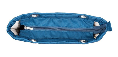 Imagen 2 de 6 de Bolsa Original Sundar Basica Con Cierre Color Azul Cobalto