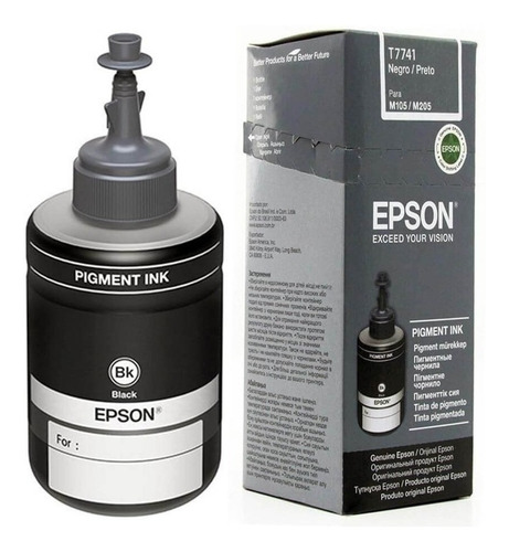 Refil Tinta 774 Preto Epson P/ M105 / M205 140ml Original