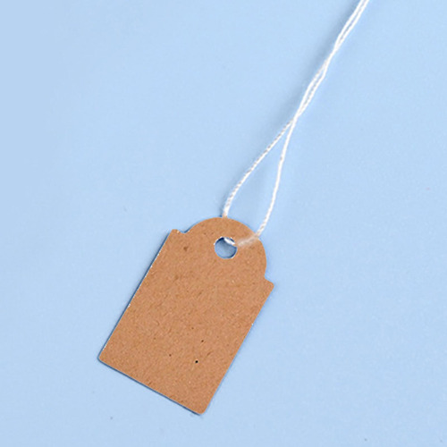 2 X 100 Peças Etiquetas De Rotulagem Papel Kraft 25x15mm