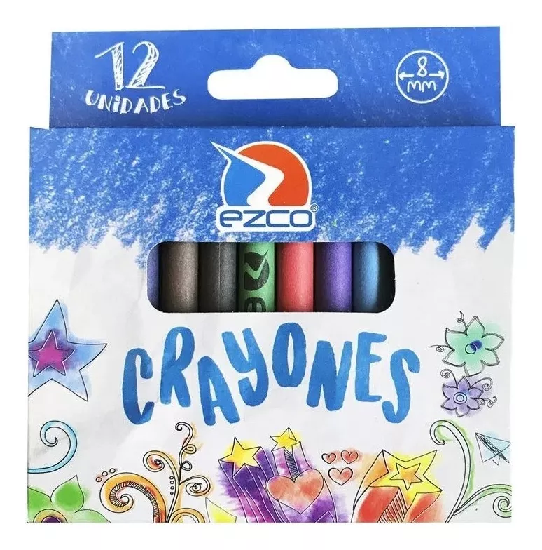 Segunda imagen para búsqueda de crayones x 12