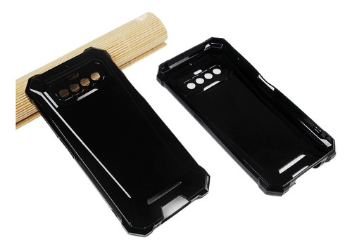 Capa Preta Com Cola Flexível Oukitel R2022 Mf150