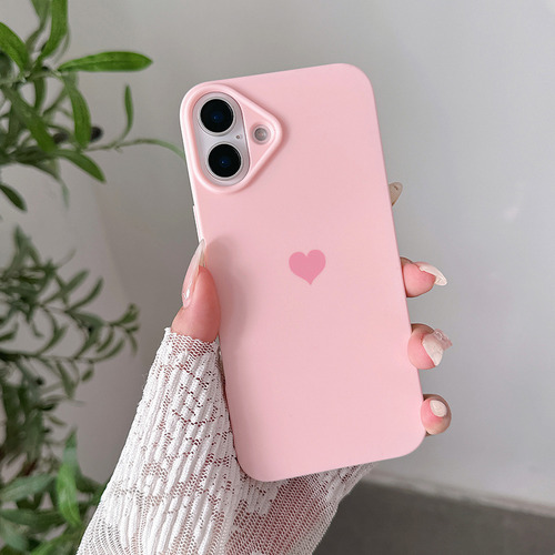 Funda Case Para iPhone Silicona De Uso Rudo Diseño De Amor