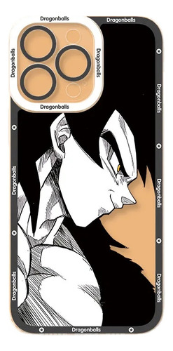 Funda Blanda Para iPhone 14, 13, 12, 11, Dragon Ball Z