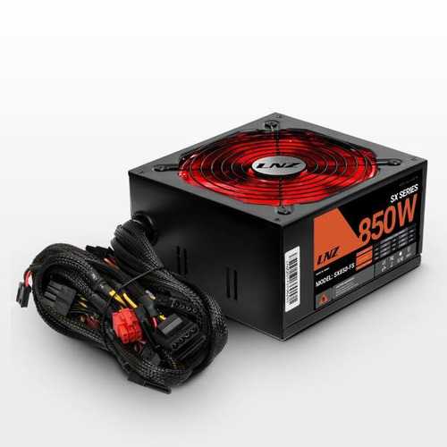 Fuente Pc Gamer Lnz 850w Sx850-fs Cooler 120mm 40a