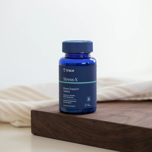 Trace Minerals Stress-x Vitaminas-minerales 60 Tabletas Sabor Sin Sabor