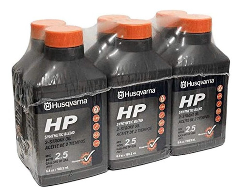 Husqvarna Hp De 2 Tiempos Aceite 6,4 Botella 6-pack 59315260