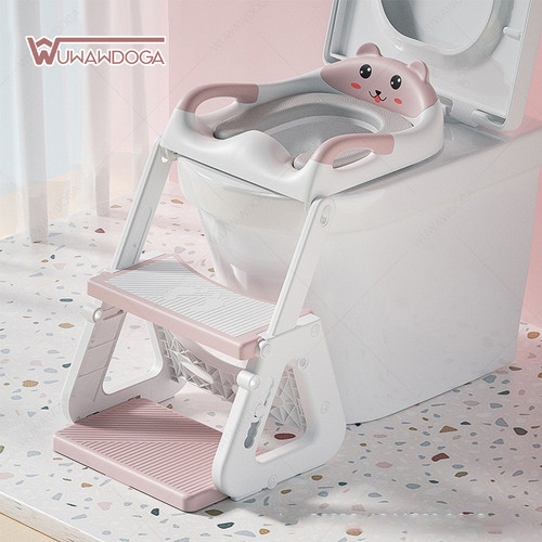 Baño Asiento Entrenador Adaptador C/ Escaleras Infantil