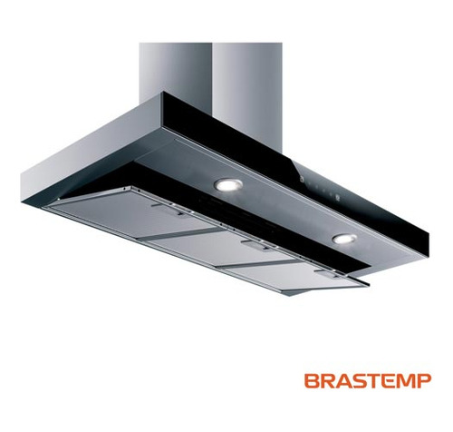 Coifa Parede Brastemp 90cm Tbox 03vel Turbo Bae90ar