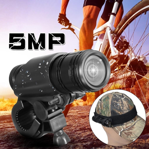 Camara Grabadora Dvr Hd Deportiva Bicicleta Moto Cabeza