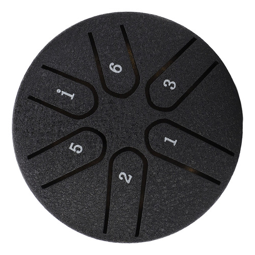 Tambor Worry Drum De 6 Notas Con Lengüeta De Acero, 3 Pulgad