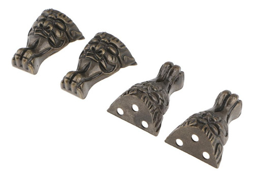 Paquete 4pcs Bestia Mini Muebles Armario Pata Pierna Caja De