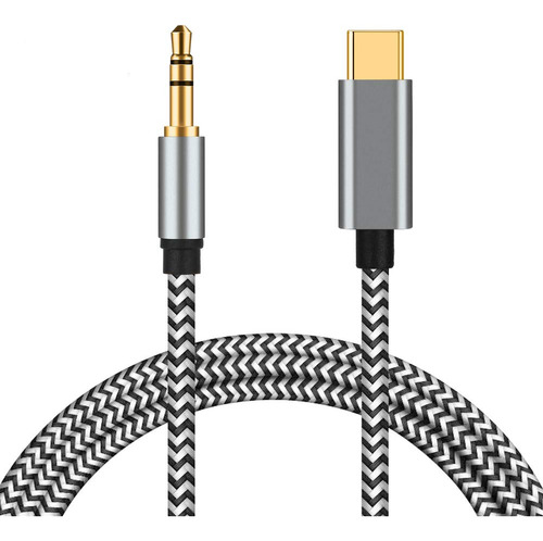 Adaptador De Conector Auxiliar De Audio Tipo C A 3.5 Mm, Der