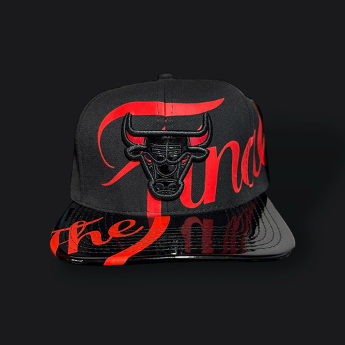 Gorra Chicago Bulls The Finals Negro Rojo L Lisa