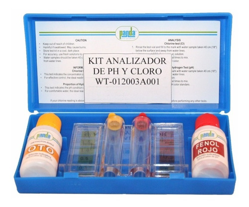 Kit Analizador De Cloro Y Ph Panda