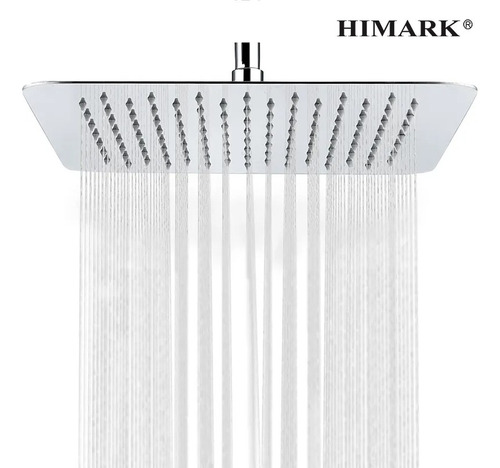 Ducha Cuadrada 20 X 20 Acero Inox. Flor De Baño Griferia !