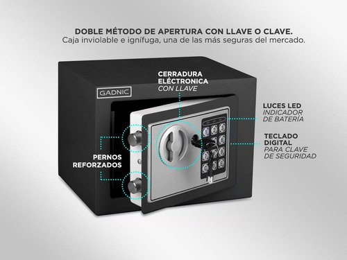 Caja Fuerte Digital Empotrable Forjada Maxima Seguridad