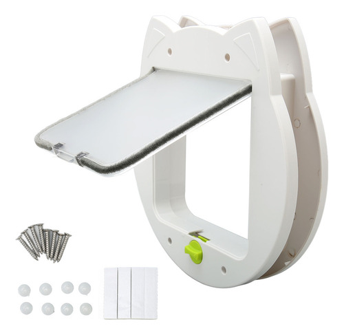 ~ Solapa De Puerta Para Mascotas Para Interiores, Con