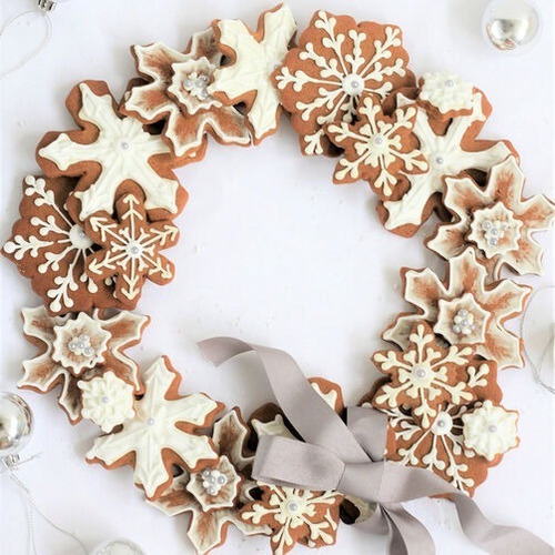 Imagen 6 de 7 de Cortantes Copos De Nieve Frozen Galletitas Wilton Titanweb