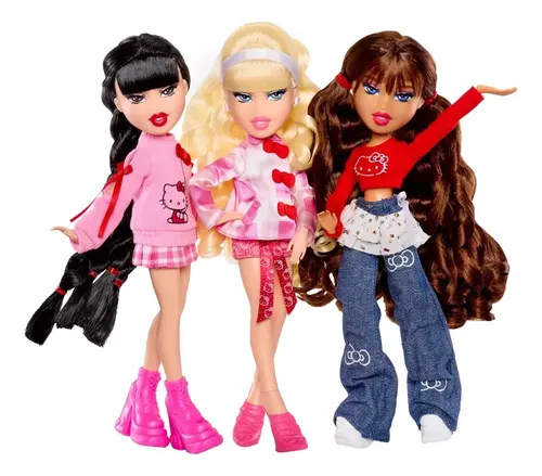 【Bratz】 ブラッツ×ハローキティ ヤスミン サンリオ ファッションドール Bratz Boneca fashion Hello Kitty Yasmin Sanrio com acessórios
