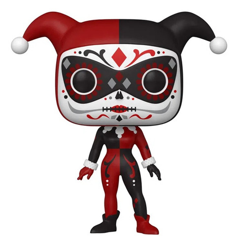 Funko Pop Super Heroes Harley Quinn 413 Dia Muertos Joker F