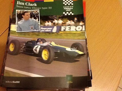 Revista Leyenda Fórmula Uno Clark Lectura Con Imagen Color