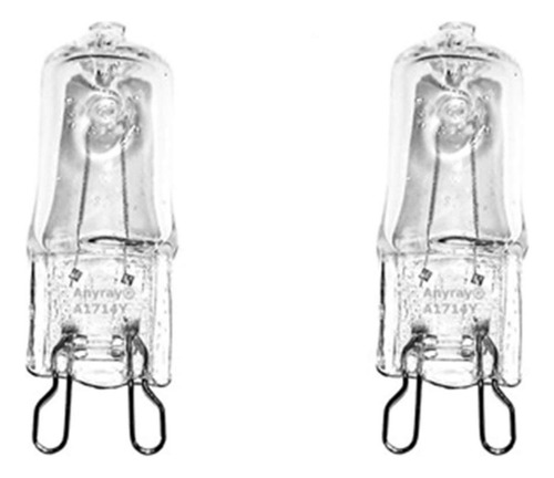 2 Repuesto Foco Halogeno Para Microwave Kitchenaid