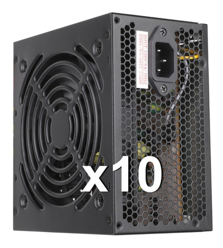 10x Fuente Segotep  Atx-500w 23a Cooler 120mm Cable Power