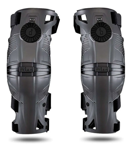 Joelheira Motocross Mobius X8 Articulada Velocross Trilha Cor Cinza Tamanho P