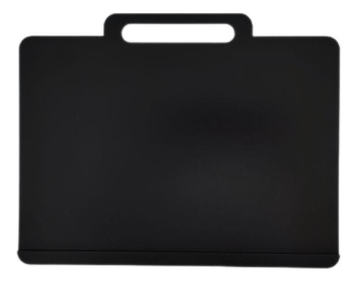 Prancheta P/ Desenho Portátil A4 C/ Alça Madeira Mdf Preto