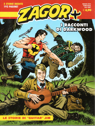 Zagor Più N° 05 - Le Storie Di Guitar Jim - 192 Páginas Em Italiano - Sergio Bonelli Editore - Formato 16 X 21 - Capa Mole - 2022 - Bonellihq 5 Cx214 Mar24