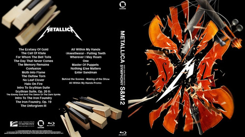 Metallica S&m 2 2020 En Bluray. 1 Disco!