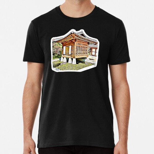 Remera Hanok - Casa Tradicional Coreana Algodon Premium