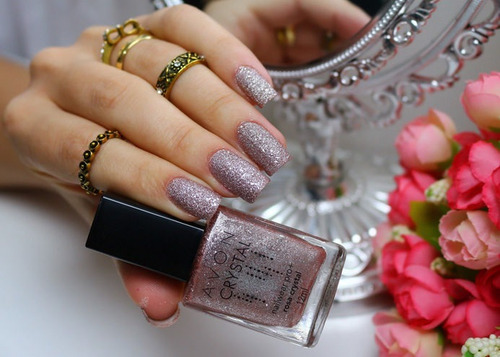 Esmalte Rosa Crystal Avon 2 Unidades