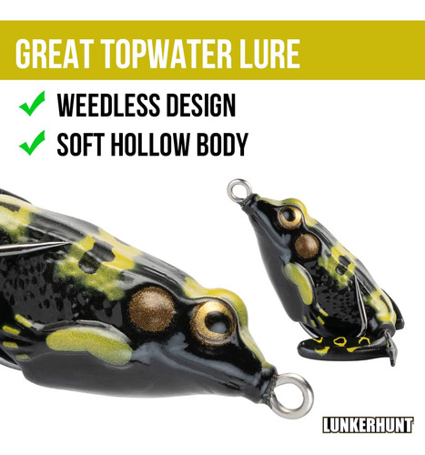 Lunkerhunt Serie Rana Lunker - Señuelo De La Pesca Del Estil