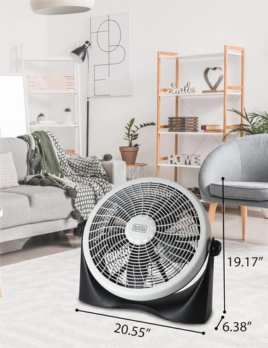 Ventilador De Piso 3 Velocidades Black+decker 5 Aspas