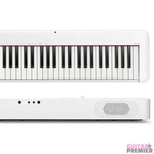 Piano Digital Casio Cdp-s110we Banco Pie Fuente Pedal Funda