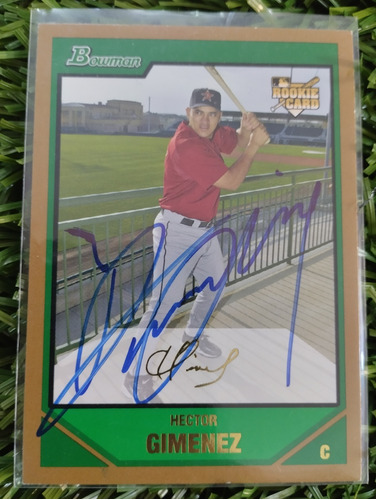 2007 Topps Héctor Giménez #205 Autografiada 