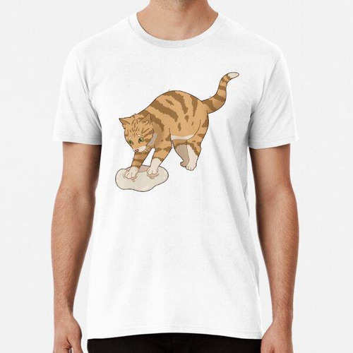 Remera Gato Amasando Masa Algodon Premium