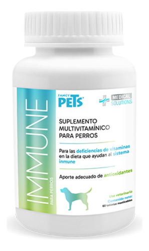 Immune Tabletas Masticables P/ Perros 60 Tab