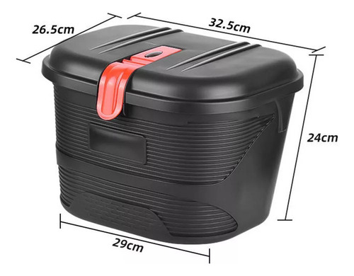 . Cesta De Bicicleta Eléctrica, Caja De Carga Para