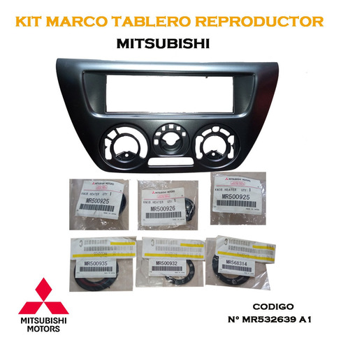 Kit Marco Tablero Reproductor Mitsubishi