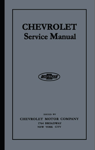 Chevrolet 1916-1924 Manual De Taller Version Papel