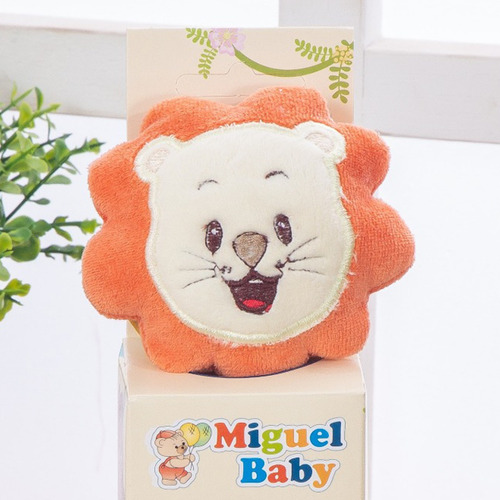 Fraldinha Estampada Macia Para Tranquilo Recém Nascido Cor Leão Laranja
